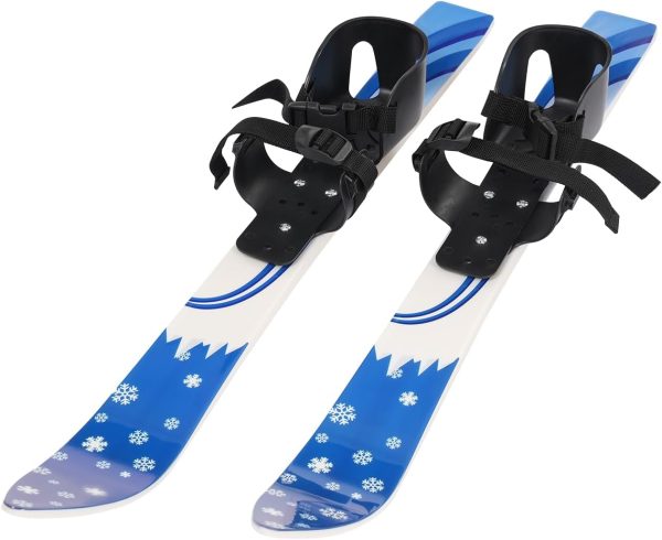 Kids Snow Skis Blue BAIODNB Beginner Ski Set-5