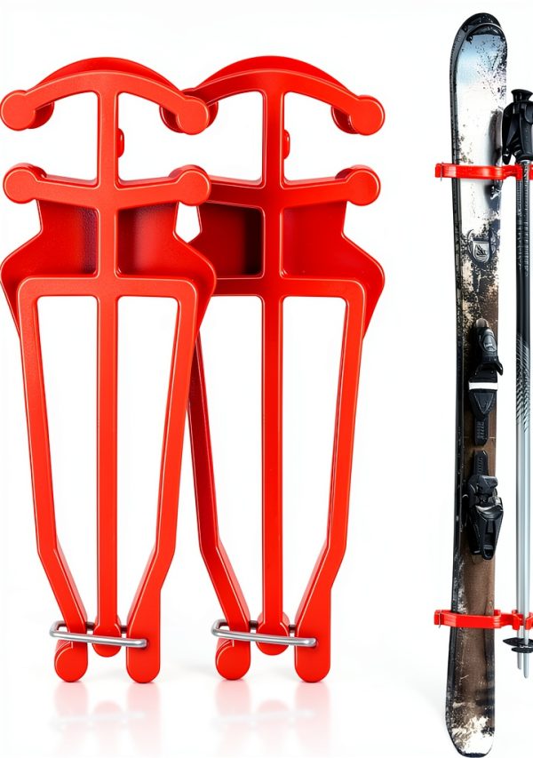 Ski Pole Clips BOXOB Durable Plastic Design-0