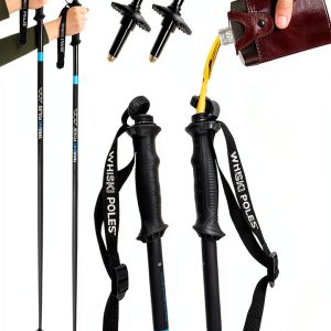 Ski Poles WhiSki Aluminum Integrated Flask-0