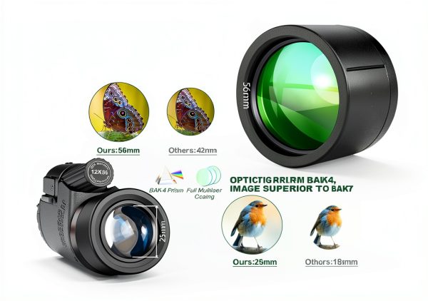 OXK Optics 12x56 Monocular Green-2