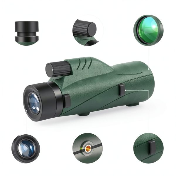 OXK Optics 12x56 Monocular Green-3