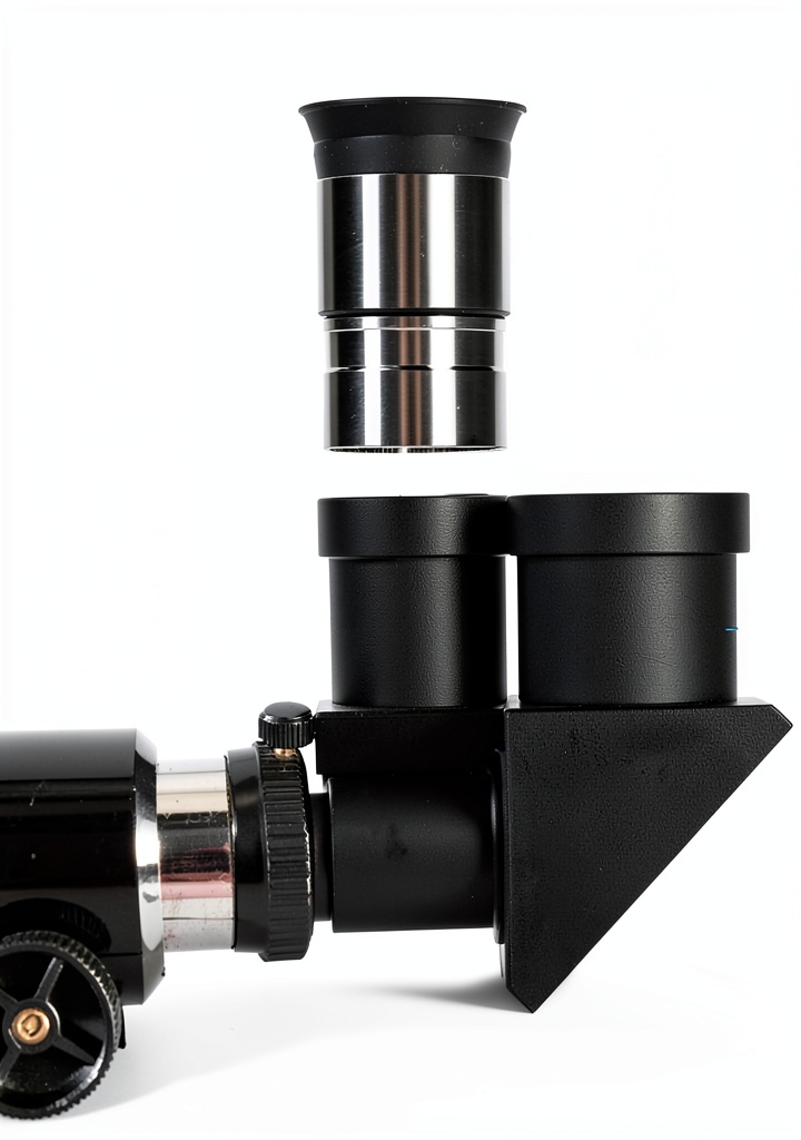 Installing GOWENIC Telescope Diagonal Mirror 1.25in View on a wooden desk