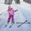 Kids Snow Skis Blue BAIODNB Beginner Ski Set-1