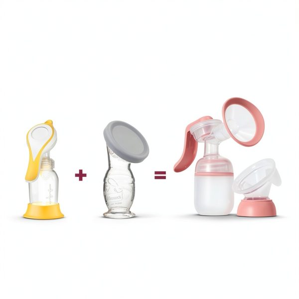 2-in-1 Breast Pump MamaCare Silicone for Moms-5
