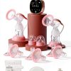 NCVI Electric Breast Pump Pink 4400mAh Double Pump-8