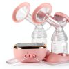 NCVI Electric Breast Pump Pink 4400mAh Double Pump-4