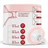 NCVI Electric Breast Pump Pink 4400mAh Double Pump-3