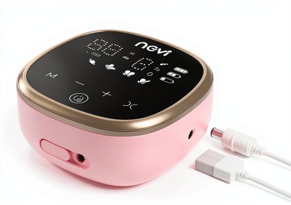 NCVI Electric Breast Pump Pink 4400mAh Double Pump-5