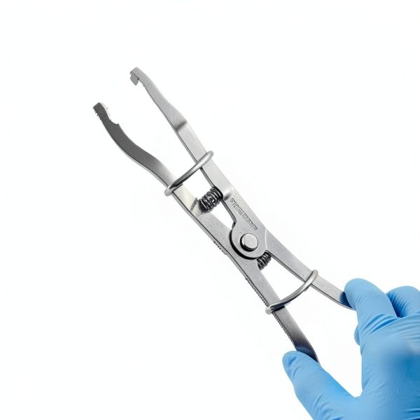 Dental Sectional Matrix Plier, Metal Matrics Band Forceps, Placement Resin Clamping Ring Clip, Lab Dentistry Tools Stainless Steel-5
