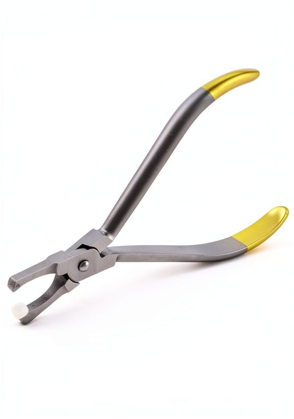 QWORK Orthodontic Bracket Removing Pliers, Stainless Steel Molar Band Remover, Forceps Dental Surgical Instrument Bracket Tools, Used for Bracket, Bands, Wire-5