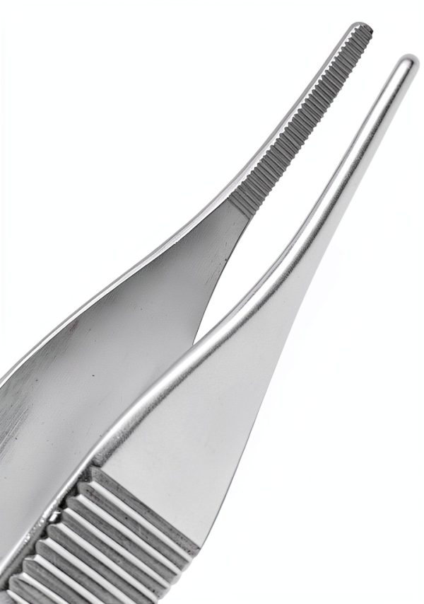 MEDSPO Professional Adson Tweezers 12cm Stainless Steel Dental Pliers-3