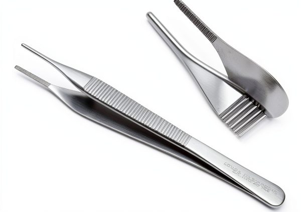 MEDSPO Professional Adson Tweezers 12cm Stainless Steel Dental Pliers-0
