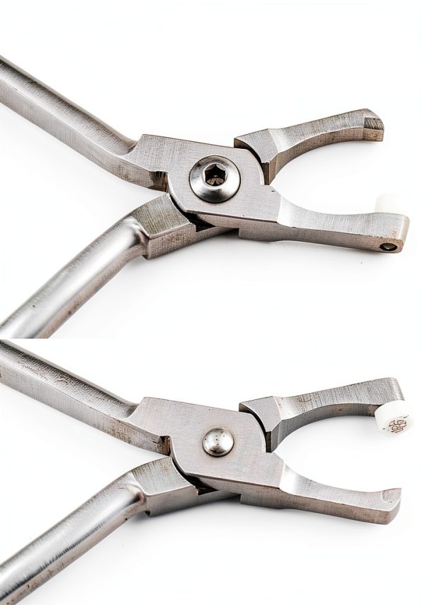 QWORK Orthodontic Bracket Removing Pliers, Stainless Steel Molar Band Remover, Forceps Dental Surgical Instrument Bracket Tools, Used for Bracket, Bands, Wire-3